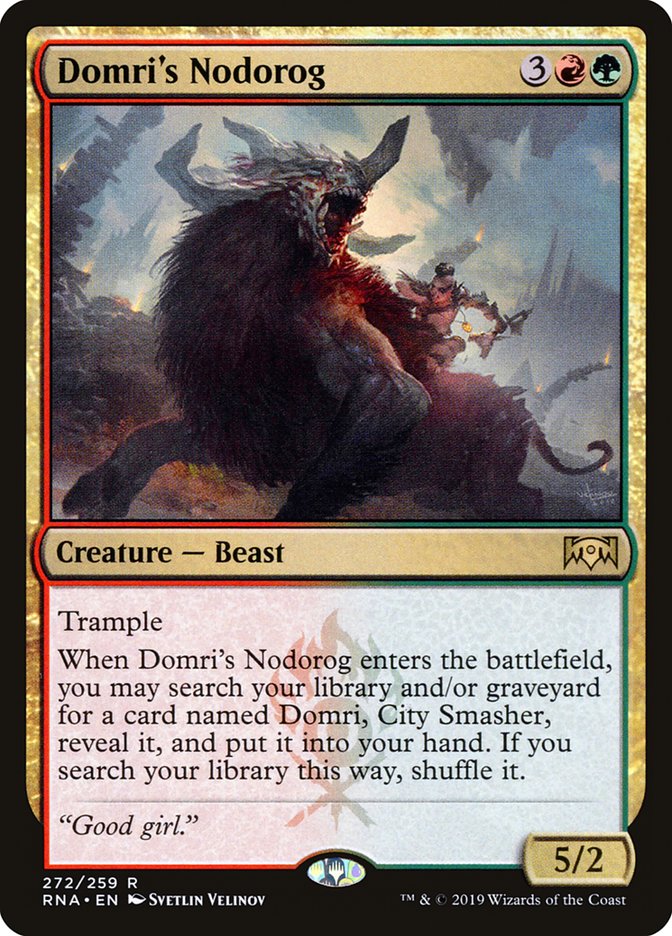 Domri's Nodorog [Ravnica Allegiance] | Gate City Games LLC