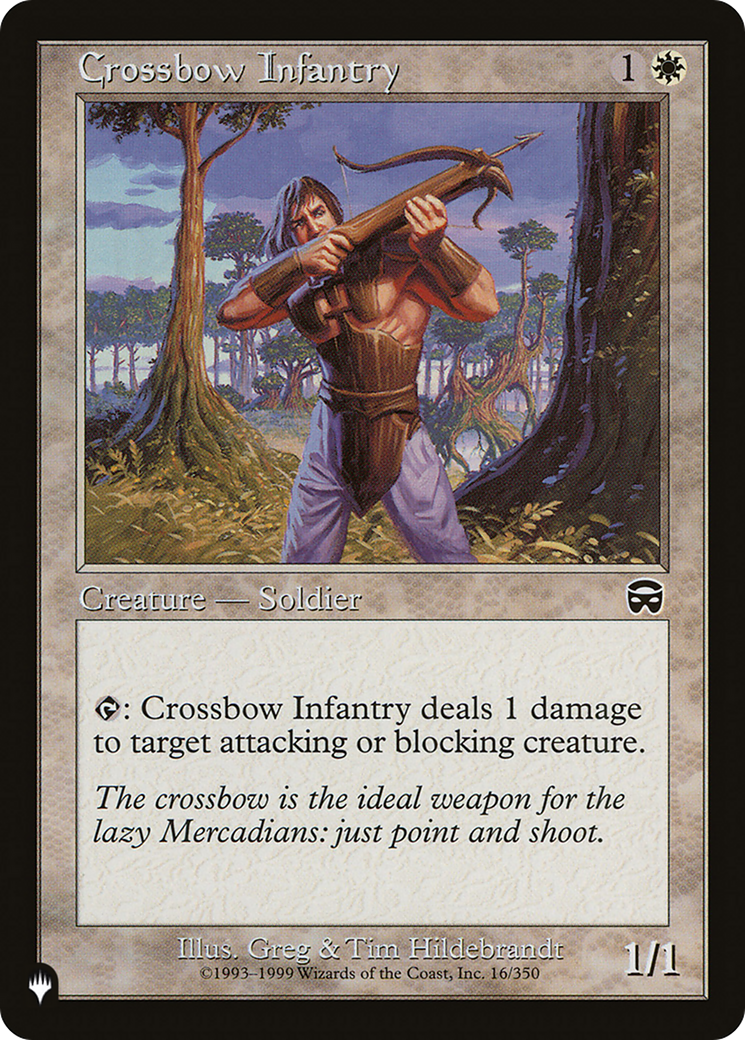 Crossbow Infantry [The List] | Gate City Games LLC