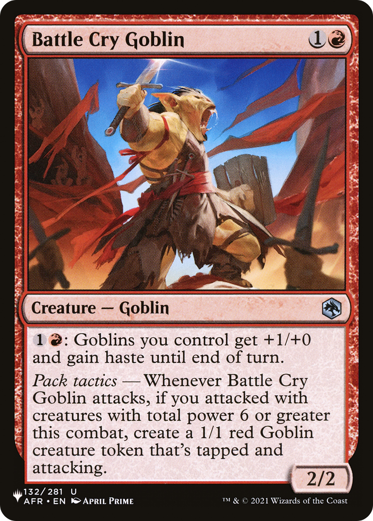 Battle Cry Goblin [The List Reprints] | Gate City Games LLC