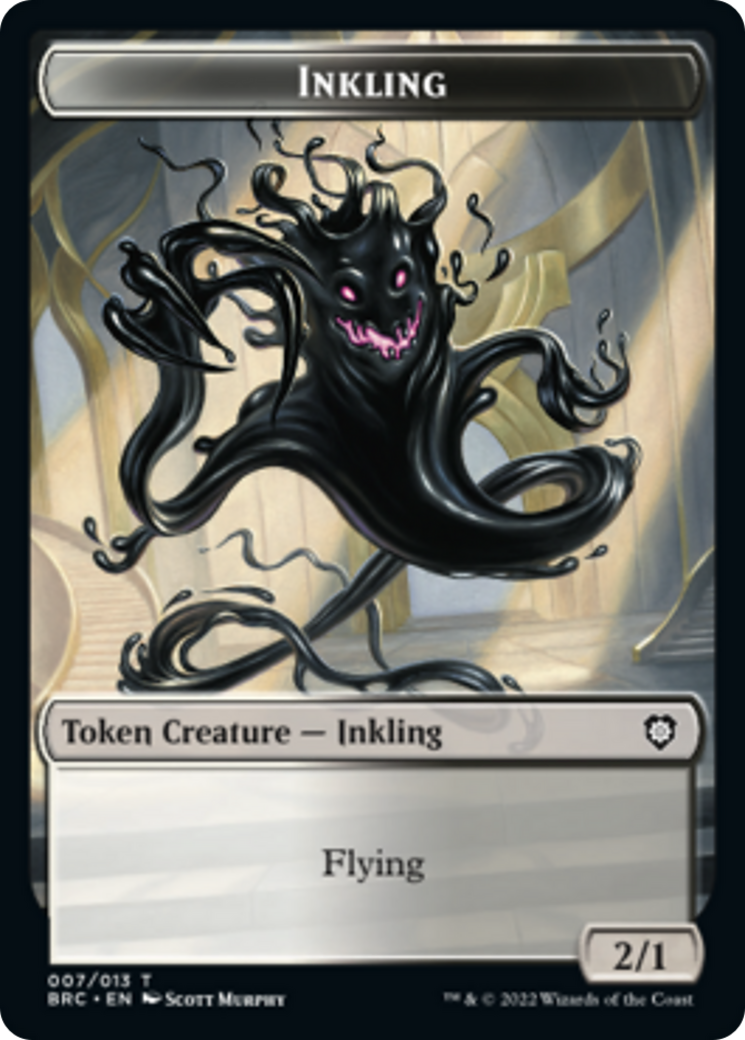 Copy // Inkling Double-Sided Token [The Brothers' War Commander Tokens] | Gate City Games LLC