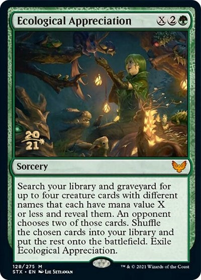 Ecological Appreciation [Strixhaven: School of Mages Prerelease Promos] | Gate City Games LLC