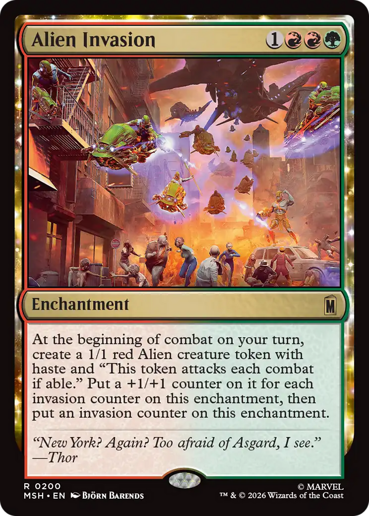 Alien Invasion [Marvel Super Heroes] | Gate City Games LLC