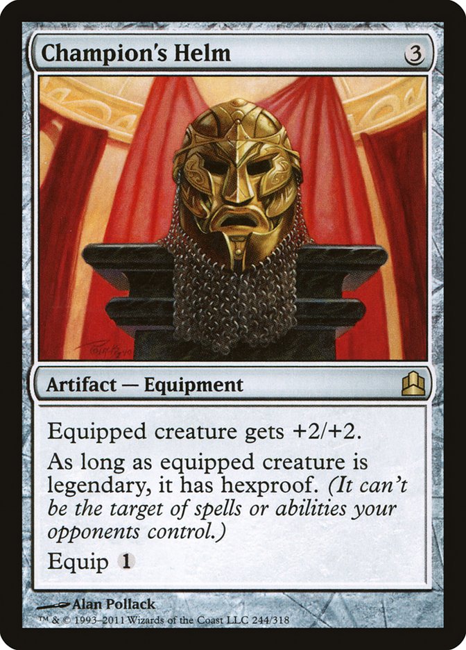 Champion's Helm [Commander 2011] | Gate City Games LLC