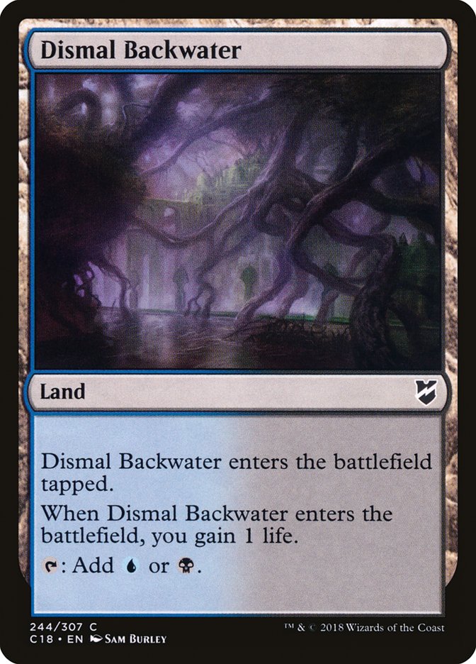 Dismal Backwater [Commander 2018] | Gate City Games LLC