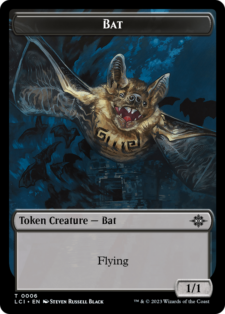 Bat Token [The Lost Caverns of Ixalan Tokens] | Gate City Games LLC