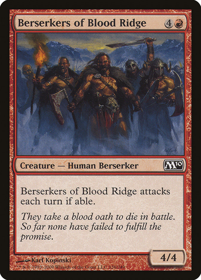 Berserkers of Blood Ridge [Magic 2010] | Gate City Games LLC
