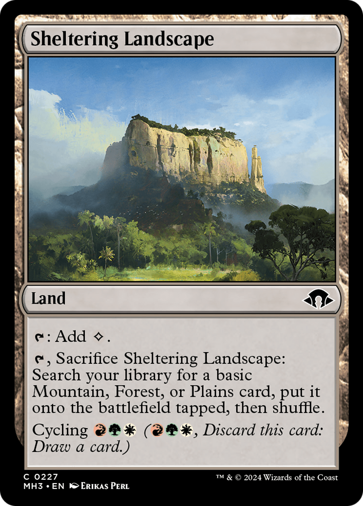 Sheltering Landscape [Modern Horizons 3] | Gate City Games LLC