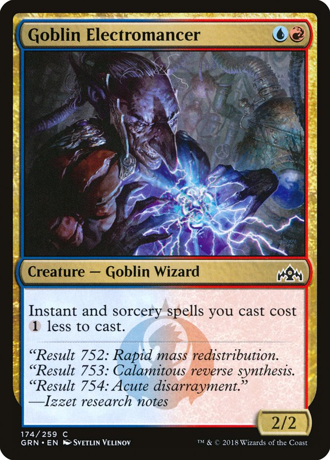 Goblin Electromancer [Guilds of Ravnica] | Gate City Games LLC