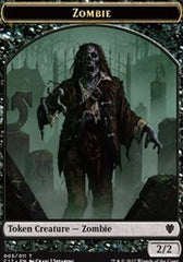 Zombie // Gold Double-Sided Token [Commander 2017 Tokens] | Gate City Games LLC