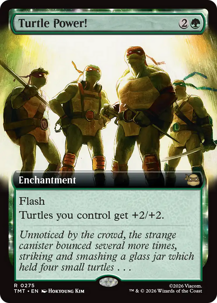 Turtle Power! (Extended Art) [Teenage Mutant Ninja Turtles] | Gate City Games LLC