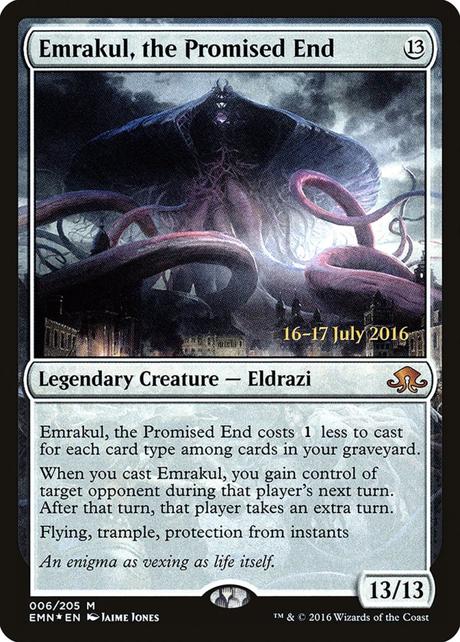 Emrakul, the Promised End [Eldritch Moon Prerelease Promos] | Gate City Games LLC