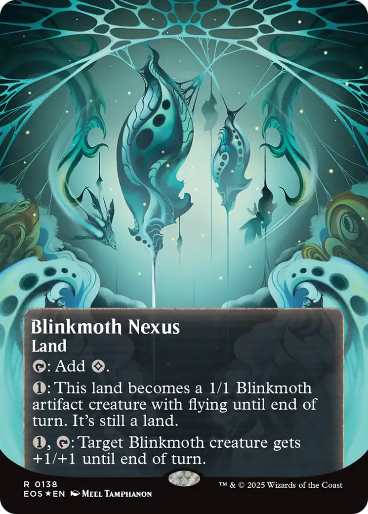 Blinkmoth Nexus (0138) (Borderless) (Galaxy Foil) [Edge of Eternities: Stellar Sights] | Gate City Games LLC
