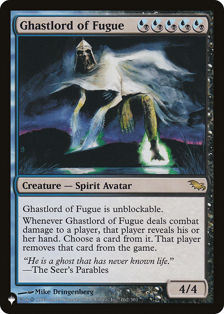 Ghastlord of Fugue [The List] | Gate City Games LLC