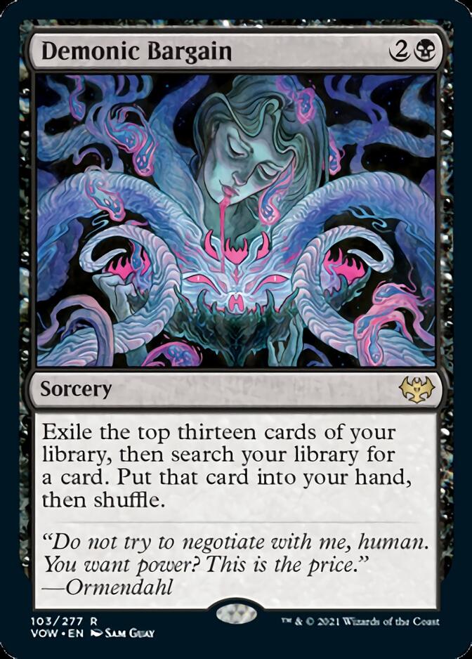 Demonic Bargain [Innistrad: Crimson Vow] | Gate City Games LLC