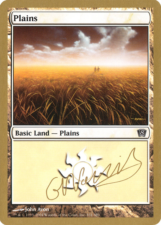 Plains (gn331) (Gabriel Nassif) [World Championship Decks 2004] | Gate City Games LLC