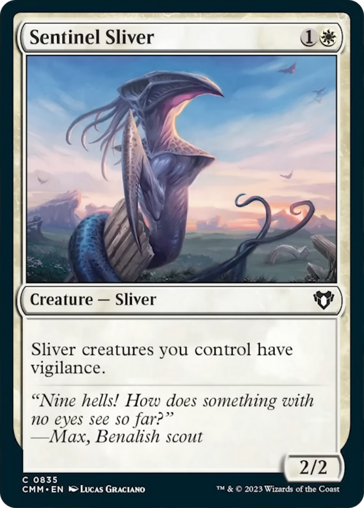 Sentinel Sliver [Commander Masters] | Gate City Games LLC