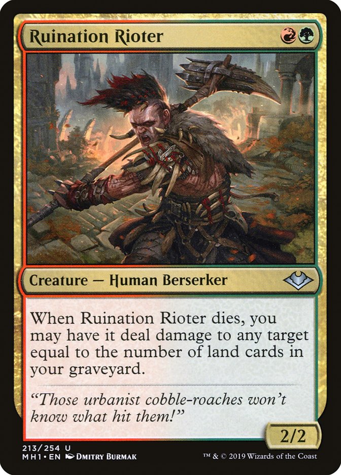 Ruination Rioter [Modern Horizons] | Gate City Games LLC