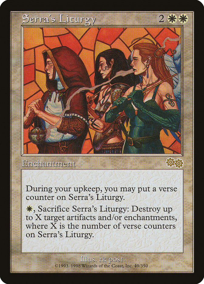 Serra's Liturgy [Urza's Saga] | Gate City Games LLC