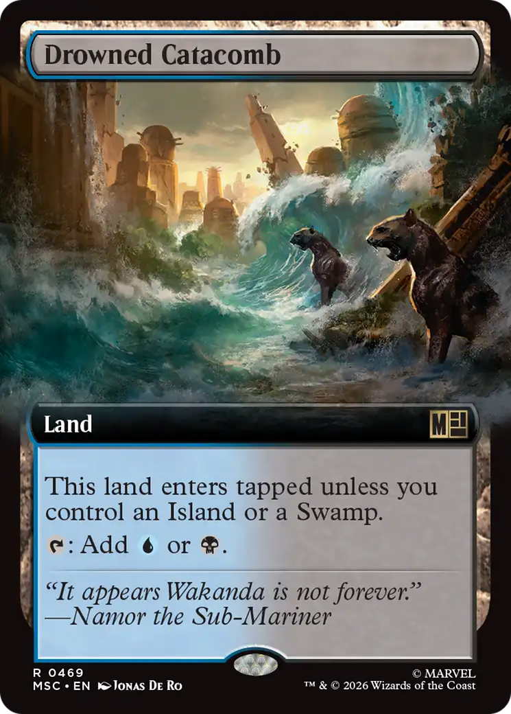 Drowned Catacomb (Extended Art) [Marvel Super Heroes Commander] | Gate City Games LLC