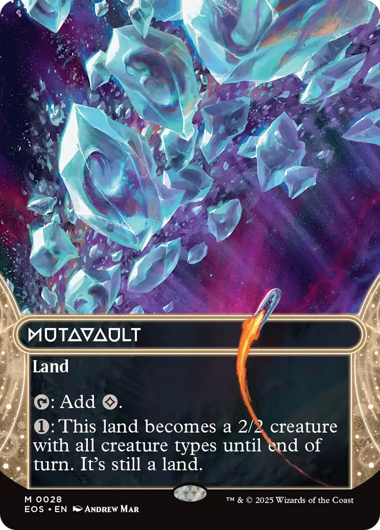 Mutavault (0028) (Borderless) [Edge of Eternities: Stellar Sights] | Gate City Games LLC