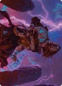 Toralf, God of Fury Art Card [Kaldheim Art Series] | Gate City Games LLC