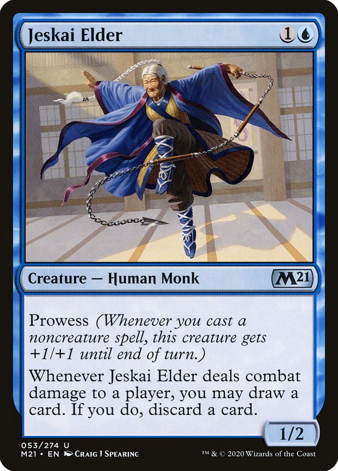 Jeskai Elder [Core Set 2021] | Gate City Games LLC