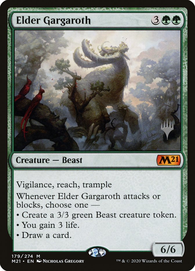 Elder Gargaroth (Promo Pack) [Core Set 2021 Promos] | Gate City Games LLC