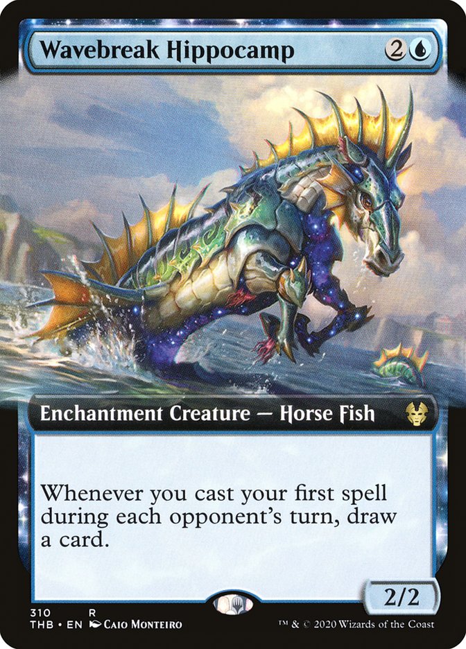 Wavebreak Hippocamp (Extended Art) [Theros Beyond Death] | Gate City Games LLC