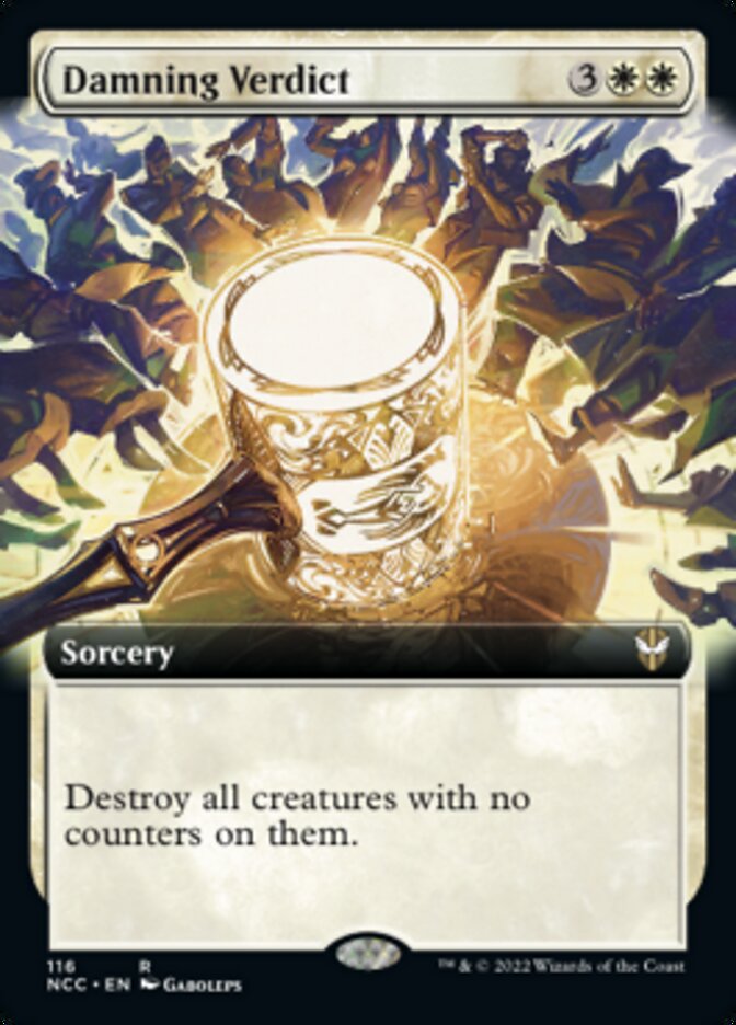 Damning Verdict (Extended Art) [Streets of New Capenna Commander] | Gate City Games LLC