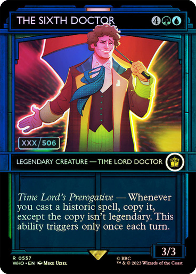 The Sixth Doctor (Serial Numbered) [Doctor Who] | Gate City Games LLC