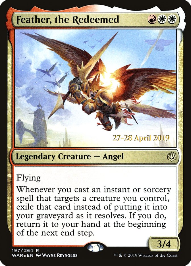 Feather, the Redeemed [War of the Spark Prerelease Promos] | Gate City Games LLC