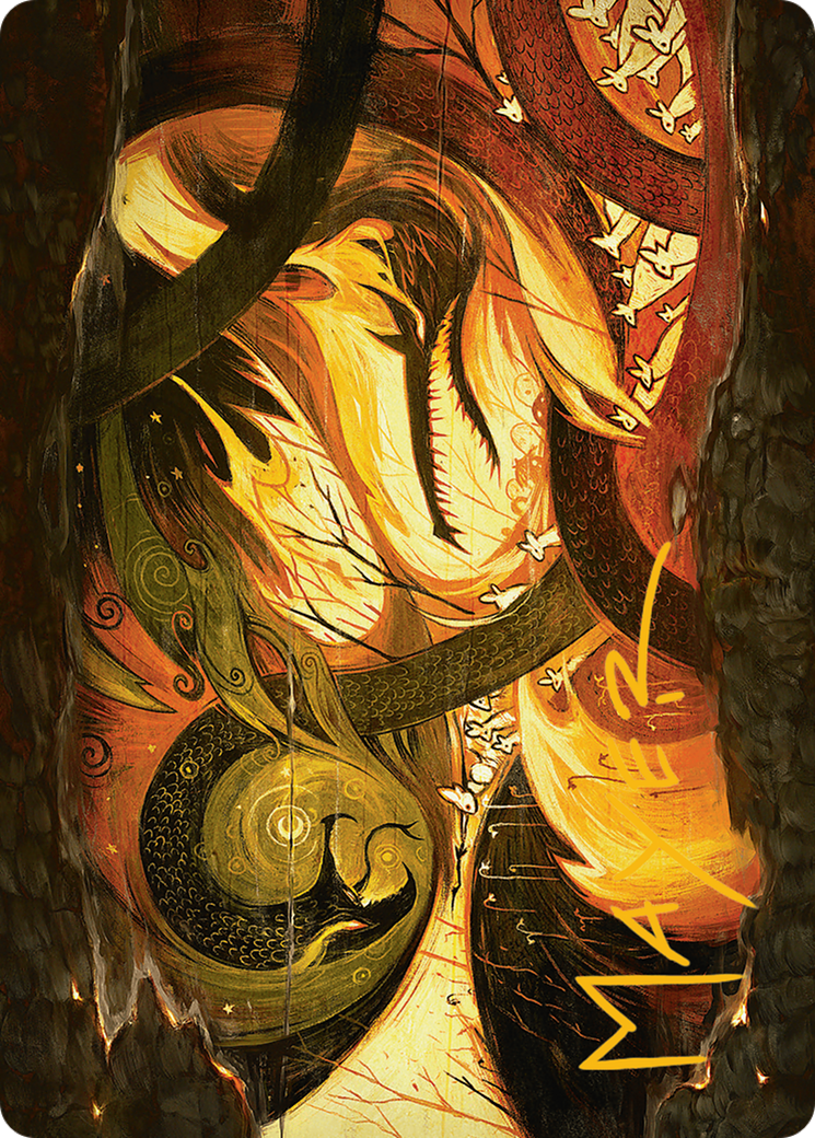 Season of Loss Art Card (Gold-Stamped Signature) [Bloomburrow Art Series] | Gate City Games LLC