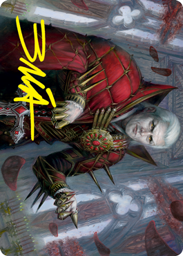 Edgar, Charmed Groom 1 Art Card (Gold-Stamped Signature) [Innistrad: Crimson Vow Art Series] | Gate City Games LLC