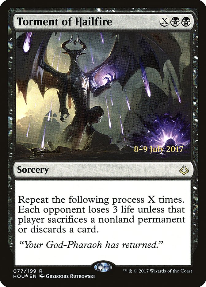 Torment of Hailfire [Hour of Devastation Prerelease Promos] | Gate City Games LLC