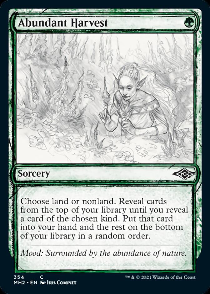 Abundant Harvest (Sketch) [Modern Horizons 2] | Gate City Games LLC