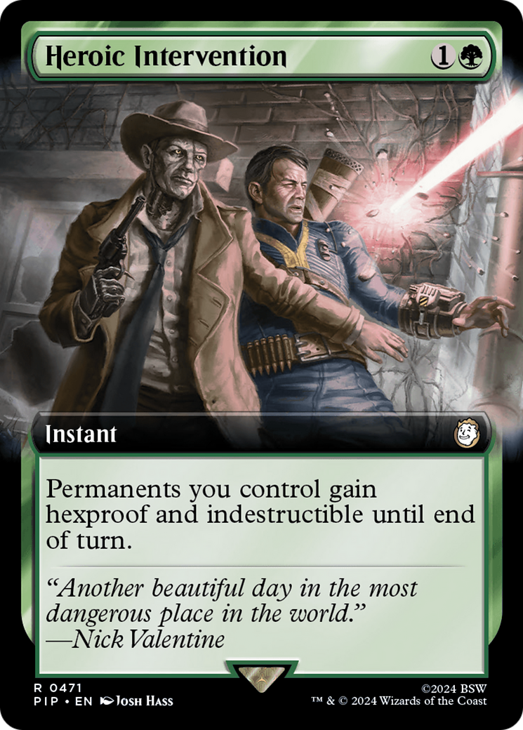 Heroic Intervention (Extended Art) [Fallout] | Gate City Games LLC