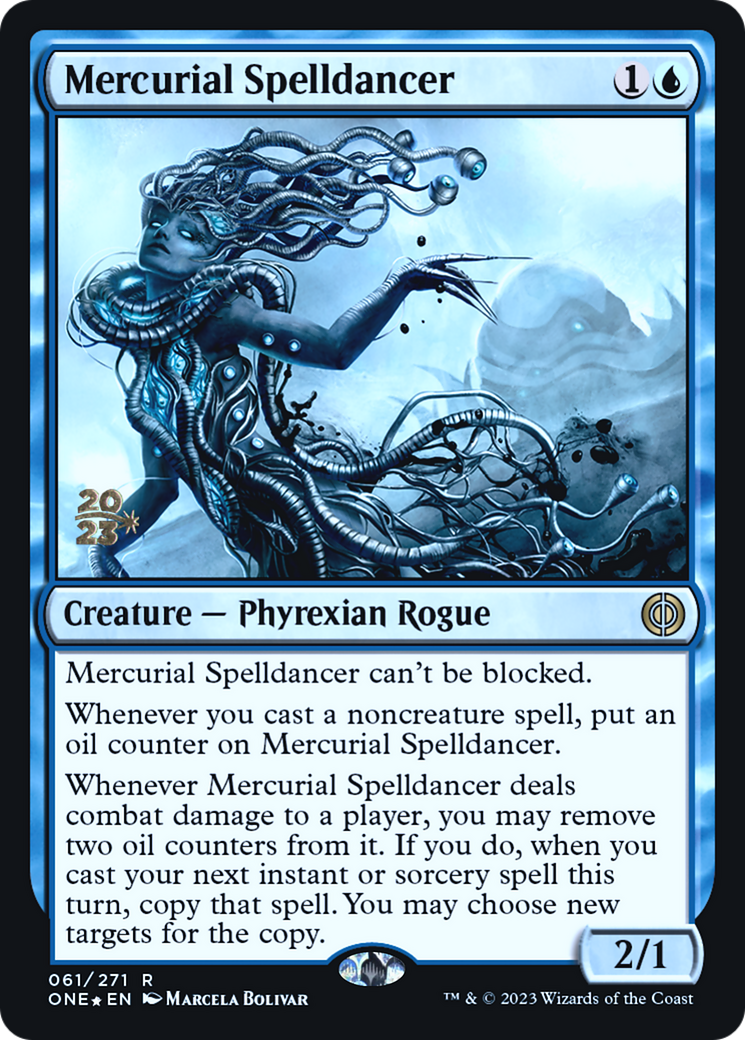 Mercurial Spelldancer [Phyrexia: All Will Be One Prerelease Promos] | Gate City Games LLC