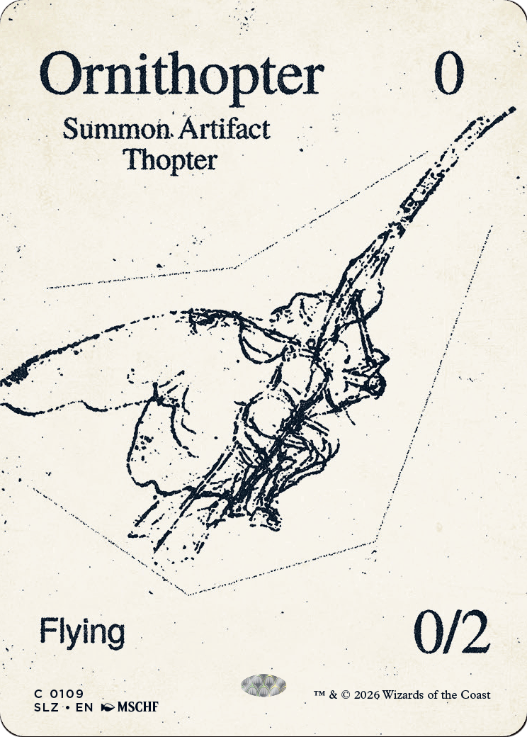 Ornithopter (0109) [Secret Lair x MSCHF: The Zeta Set] | Gate City Games LLC