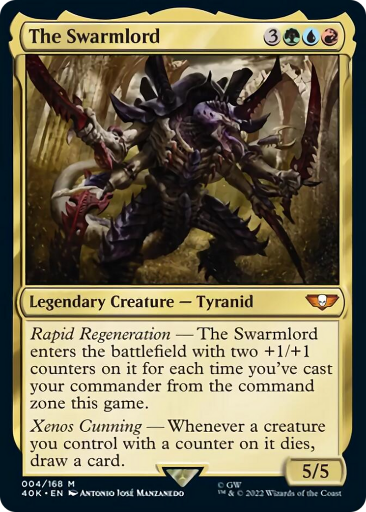 The Swarmlord (Surge Foil) [Warhammer 40,000] | Gate City Games LLC