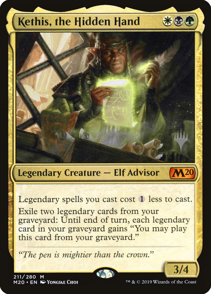 Kethis, the Hidden Hand (Promo Pack) [Core Set 2020 Promos] | Gate City Games LLC