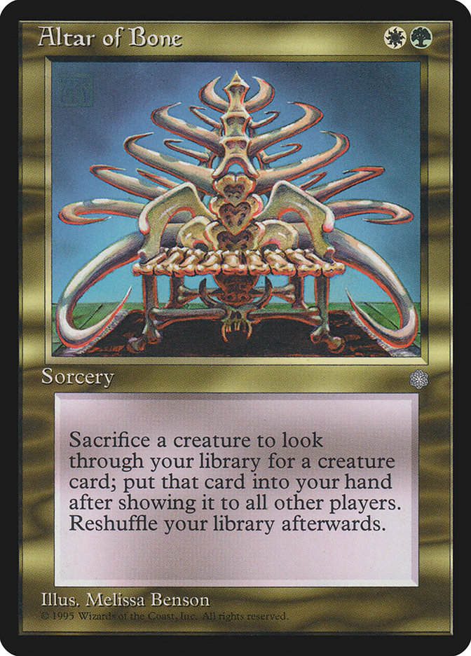 Altar of Bone [Ice Age] | Gate City Games LLC