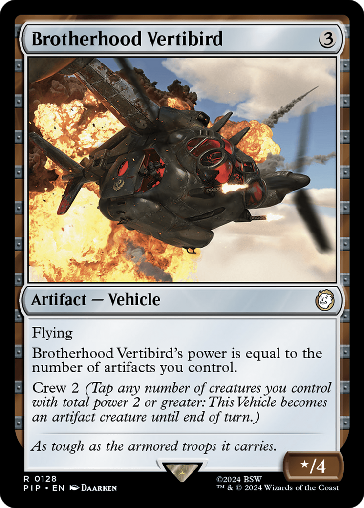 Brotherhood Vertibird [Fallout] | Gate City Games LLC