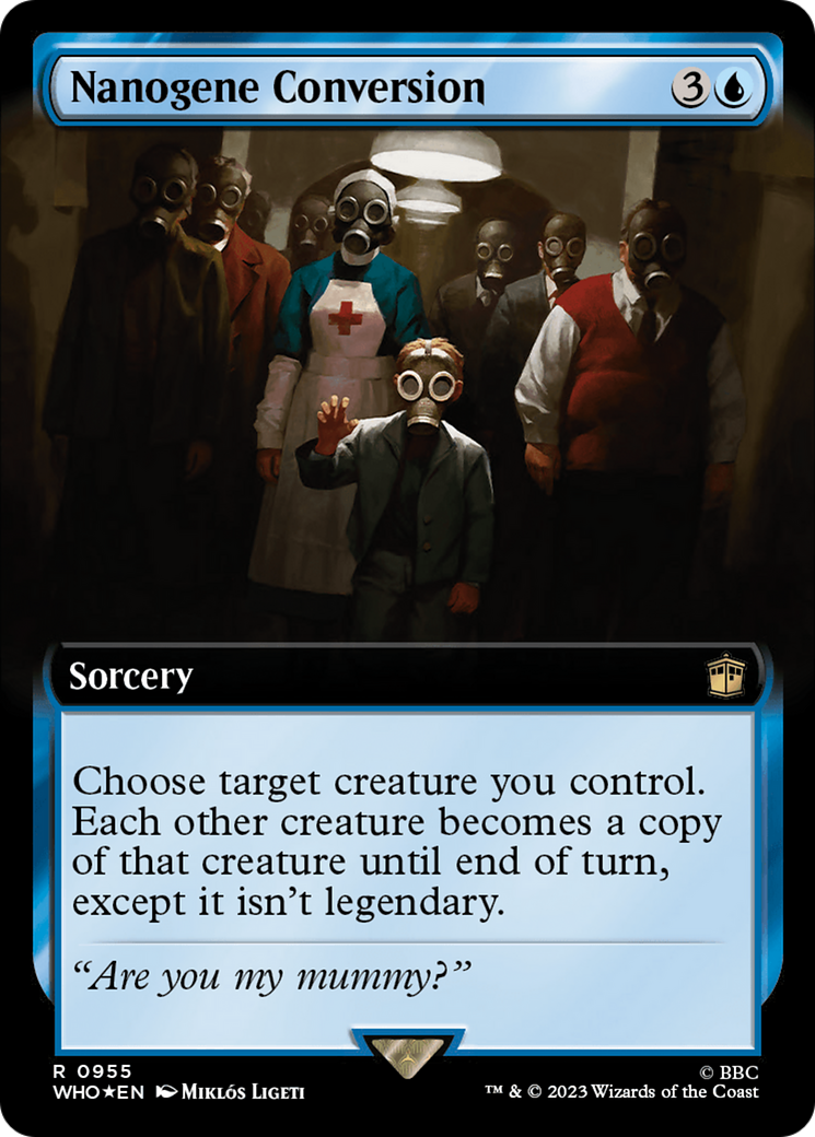 Nanogene Conversion (Extended Art) (Surge Foil) [Doctor Who] | Gate City Games LLC