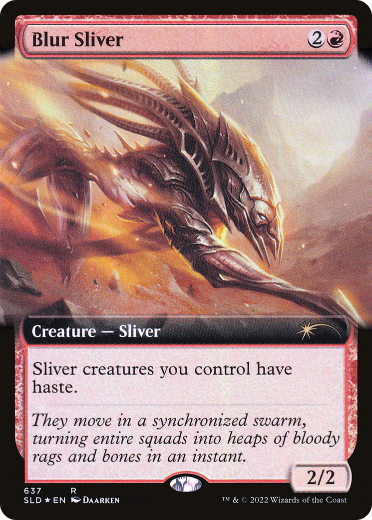 Blur Sliver (Extended Art) [Secret Lair Drop Promos] | Gate City Games LLC