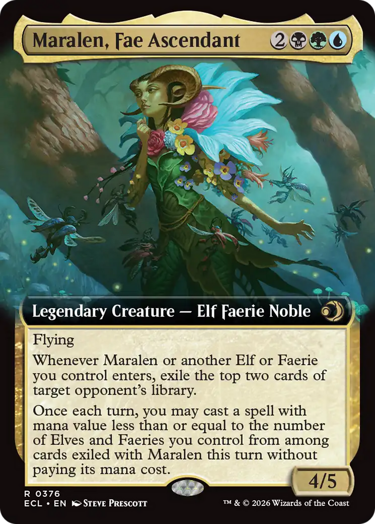 Maralen, Fae Ascendant (Extended Art) [Lorwyn Eclipsed] | Gate City Games LLC