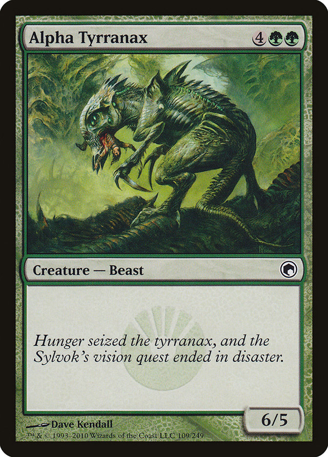 Alpha Tyrranax [Scars of Mirrodin] | Gate City Games LLC