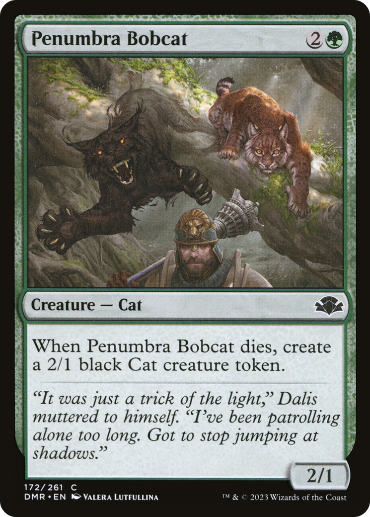 Penumbra Bobcat [Dominaria Remastered] | Gate City Games LLC
