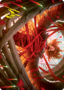Sigarda's Imprisonment Art Card (Gold-Stamped Signature) [Innistrad: Crimson Vow Art Series] | Gate City Games LLC