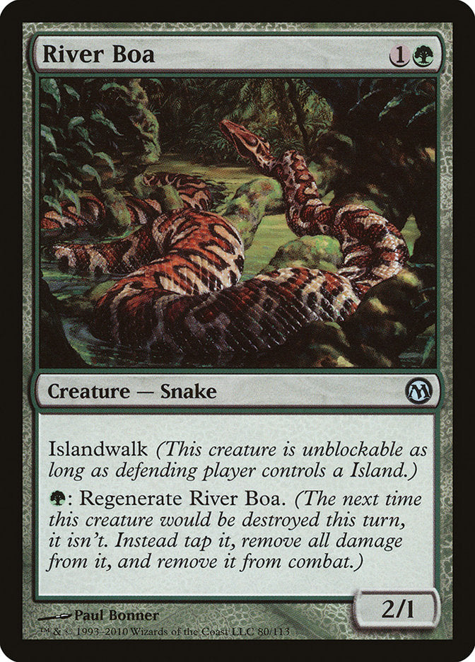 River Boa [Duels of the Planeswalkers] | Gate City Games LLC