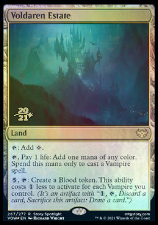 Voldaren Estate [Innistrad: Crimson Vow Prerelease Promos] | Gate City Games LLC